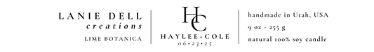 9oz Candle - Custom Label