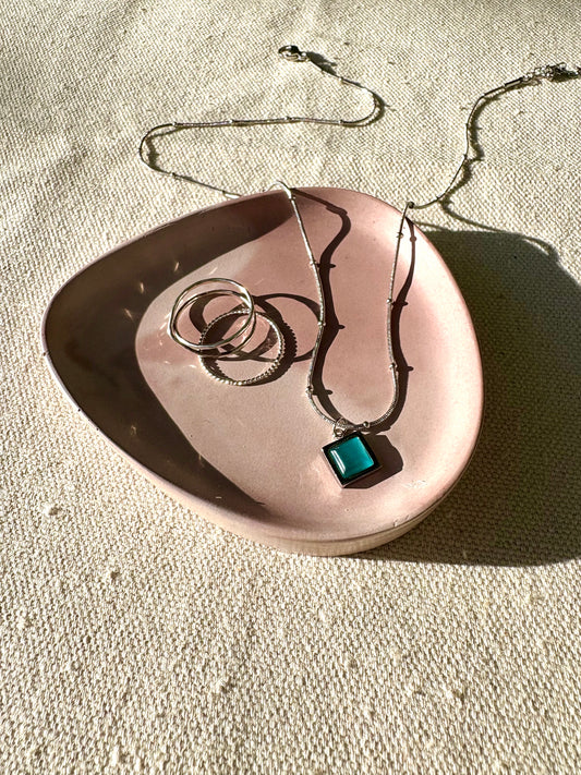 Asymmetrical Cement Jewelry Tray