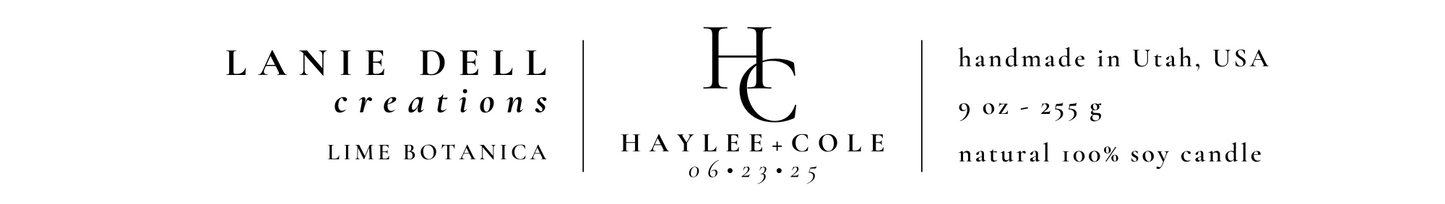 9oz Candle - Custom Label