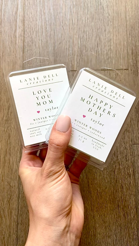 2.5 oz Wax Melt - Custom Label